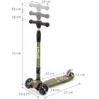 Kidwell, Vento Khaki, trotineta cu 3 roti