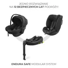 Kinderkraft, Endura Safe, 3in1, scaun auto, black