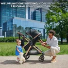 Kinderkraft, Esme, carucior multifunctional 3in1, Sand Beige