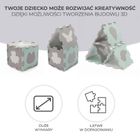 Kinderkraft, Luno Shapes, covoras din spuma puzzle 3D, menta verde