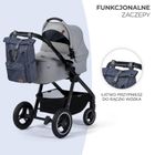 Kinderkraft, Moonpack, rucsac pentru carucior, confetti denim