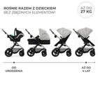 Kinderkraft, Moov 2 XL Air, carucior multifunctional, Moonlight Grey