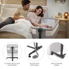 Kinderkraft, Nestee Up 2, patut 2in1, Light Grey