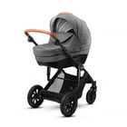 Kinderkraft, Prime, carucior multifunctional 2in1, gri + geanta Mommy Bag