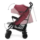 Kinderkraft, Siesta 2, carucior, Dark Ruby