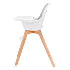 Kinderkraft, Tixi, scaun de masa 2in1, gri
