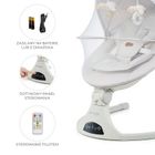 Kinderkraft, Tulsy, balansoarul-sezlong electric, beige
