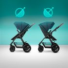 Kinderkraft, Xmoov, carucior multifunctional Travel System 3in1, denim