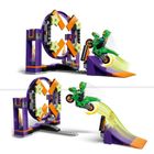 LEGO City, Stuntz, Provocarea de cascadorii pe rampa cu saritura prin cos, 60359