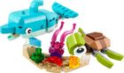 LEGO Creator, 3in1 Delfin si broasca testoasa, 31128
