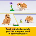 LEGO Creator, Hamster adorabil cu o floare, 31376