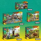 LEGO Jurassic World, Centru pentru turisti: T. rex si raptor la atac, 76961