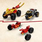 LEGO NINJAGO, Infruntarea dintre Kai in masina si Ras pe motocicleta, 71789
