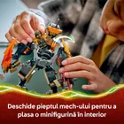 LEGO NINJAGO, Robotul de misiune al lui Cole si dragonul Zane, 71854