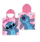 Lilo si Stitch, poncho de baie, roz, 50-100 cm