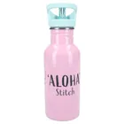 Lilo si Stitch, Take A Sip, sticla da apa cu pai, roz, 500 ml