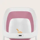 Lionelo, Baby Bubble, cadita de baie pliabila cu termometru, Pink Magnolia