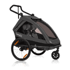 Lionelo, Cama, remorca bicicleta, Grey Graphite