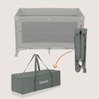 Lionelo, Ellen, patut de calatorie cu extensie 3in1, Green