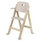 Lionelo, Floris, scaun inalt din lemn, Beige Natural