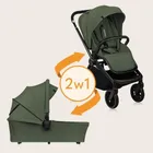 Lionelo, Mika Plus, carucior multifunctional, 2in1, Green Olive