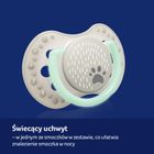 Lovi, Buddy Bear, suzeta dinamica din silicon, 0-6 luni, 2 buc.