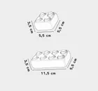 Marioinex, Junior, set de constructie, blocuri XL cu ferestre si usi, 40 piese