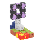 Marioinex, Mini Waffle, Blocks, set de constructie, 206 + 30 piese gratuit