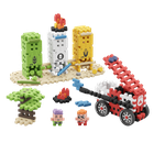 Marioinex, Mini Waffle, City, Actiunea Pompierilor, set de constructie, 148 piese