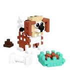 Marioinex, Mini Waffle, Pocket Pets Puppies, Beagle, set de constructie, 46 piese