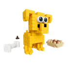 Marioinex, Mini Waffle, Pocket Pets Puppies, Golden Retriever, set de constructie, 52 piese