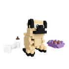 Marioinex, Mini Waffle, Pocket Pets Puppies, Mops, set de constructie, 42 piese