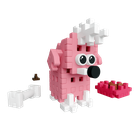 Marioinex, Mini Waffle, Pocket Pets Puppies, Pudel, set de constructie, 47 piese