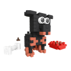 Marioinex, Mini Waffle, Pocket Pets Puppies, Rottweiler, set de constructie, 50 piese