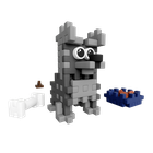 Marioinex, Mini Waffle, Pocket Pets Puppies, Schnauzer, set de constructie, 49 piese