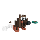 Marioinex, Mini Waffle, Pocket Pets Puppies, Teckel, set de constructie, 43 piese