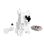 Marioinex, Mini Waffle, Pocket Pets Puppies, West Highland White Terrier, set de constructie, 49 piese