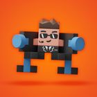 Marioinex, Mini Waffle, set de constructie surpriza, 15 piese, 1 buc.