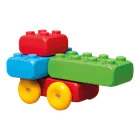 Marioinex, set de constructie, caramizi cu roti, blocuri XXL, 30 piese