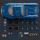 Mattel Brick Shop, Hot Wheels, Mercedes-Benz 300 SL, set de constructie, 1600 elemente