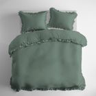 Mayamoo, set lenjerie de pat, 3 piese, menta verde, 160-200cm