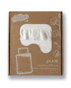 Mayamoo, set lenjerie de pat single, alb, 100-135cm