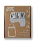Mayamoo, set lenjerie de pat single, gri deschis, 90-120cm