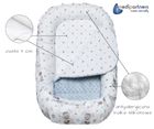 Medi Partners, Teddy, babynest, set 5 piese, albastru deschis