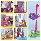 MEGA Barbie Color Reveal, Casuta de vis, 545 piese, set