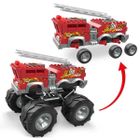 Mega Bloks, Hot Wheels Monster Trucks, 5-Alarm - masina de pompieri, 284 piese