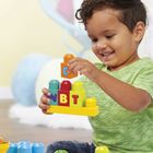 Mega Bloks, Tren muzical ABC, set de constructie, 50 piese