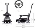 Milly Mally, Mercedes C-Class S, masinuta fara pedale cu maner, vehicul, negru