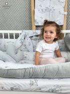 MimiNu, Caprioare, cearceaf din bumbac cu elastic, 60-120 cm