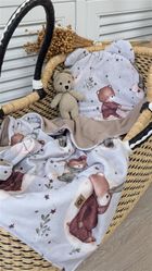 MimiNu, NewMinky, Teddy, pernuta plata, bej, 30 cm